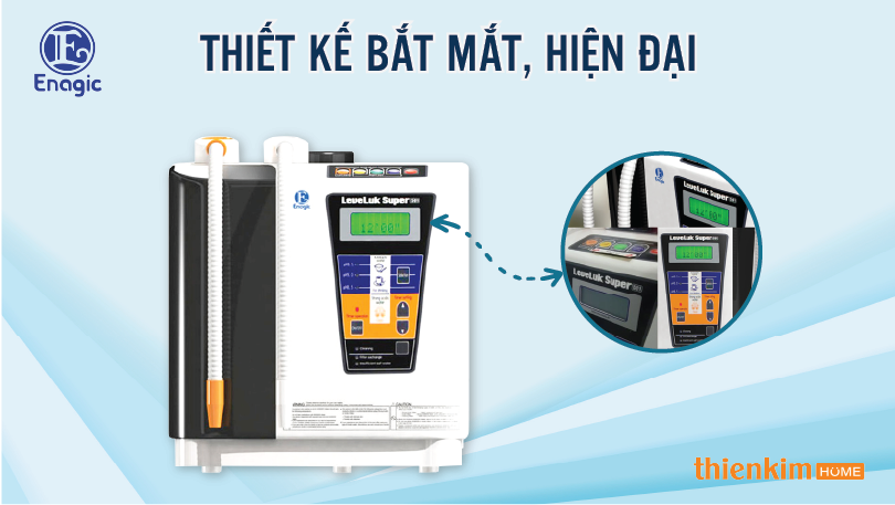 Máy điện giải ion kiềm Kangen LeveLuk Super 501 bắt mắt